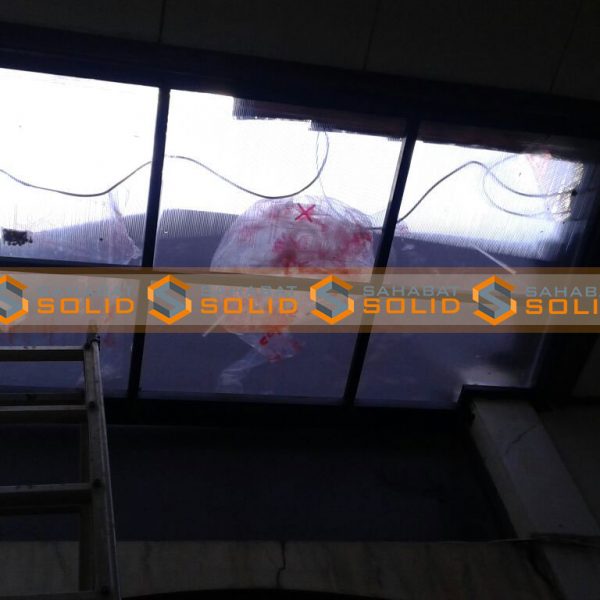 Kanopi Belakang Dapur Dengan Talang di Depok