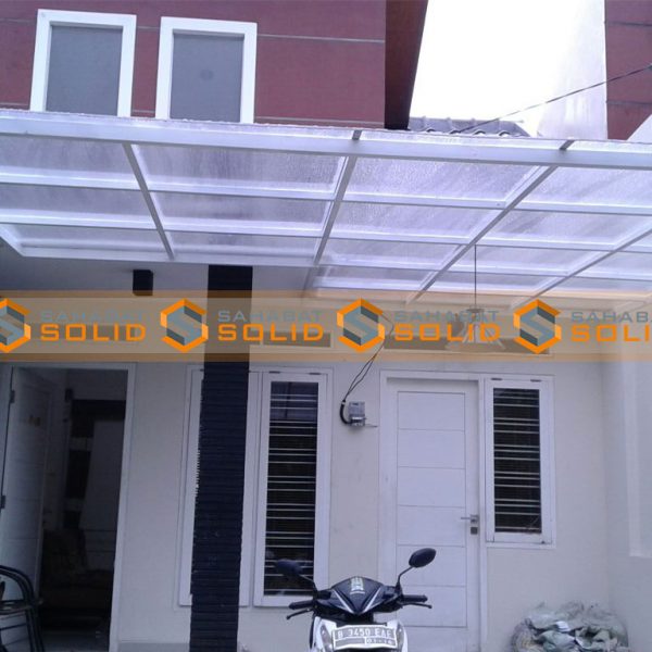 Kanopi Polycarbonat Twinlite di Beji Depok