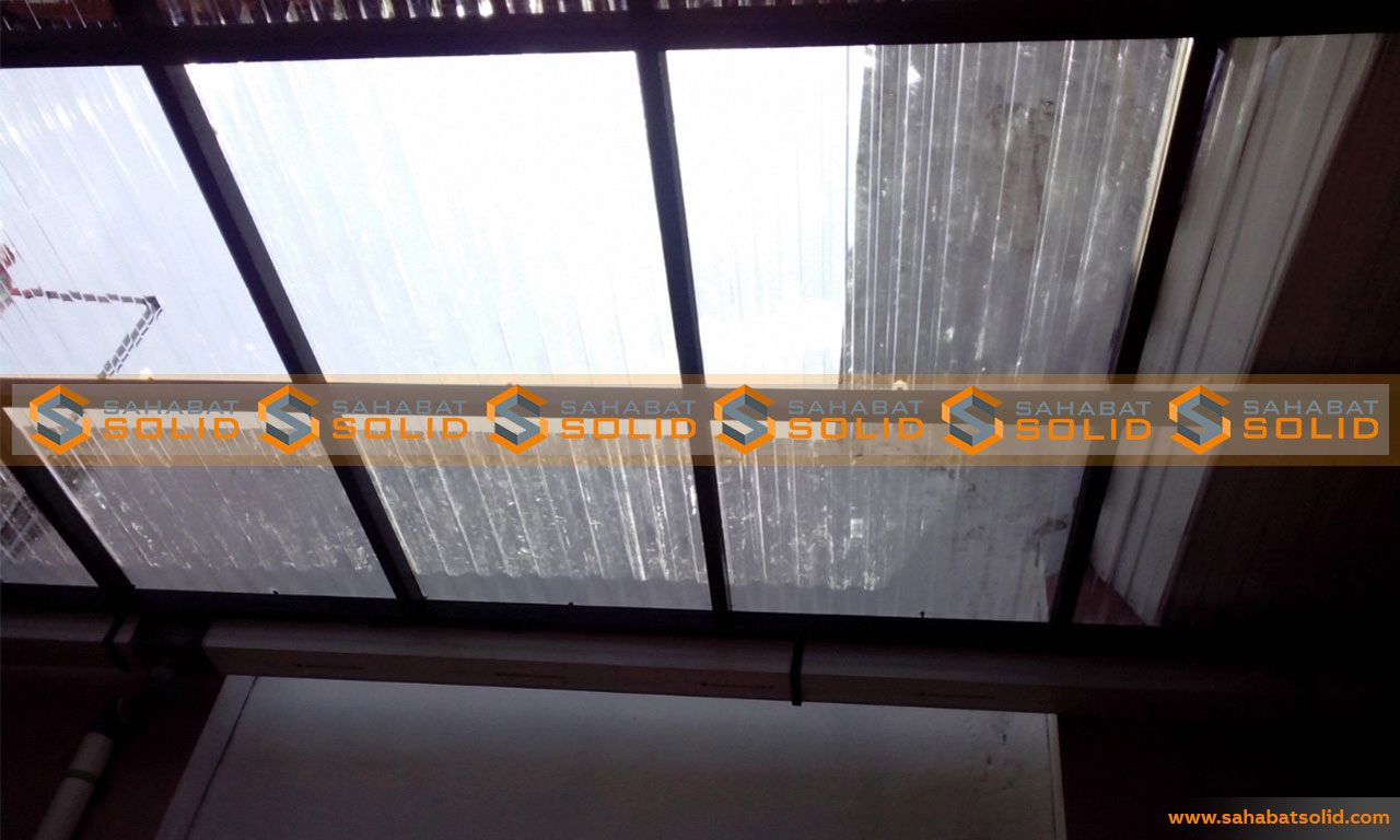 Kanopi Solartuff Transparant di Mampang Depok